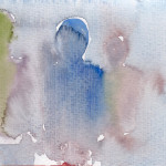 Aquarelle auf Bütte  Nr 14, 2019, A6