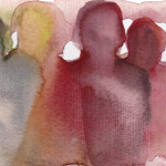 Aquarelle auf Bütte  Nr 5, 2019, A6