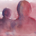 Aquarelle auf Bütte  Nr 11, 2019, A6