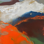 D1 aus dem Werkzyklus "Tremulation oder das existenzielle Zittern des Universums", 2024, Eitempera auf Leinwand, 140 x 110 cm