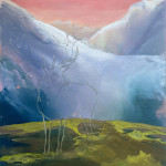 Dämmerung, 2024, Eitempera auf Leinwand, 170 x 140 cm aus dem WK "Tremulation oder das existentielle Zittern des Universums"