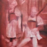 "once with love" 1, 2015 - 2020, 80 x 60 cm, Oel auf Leinwand